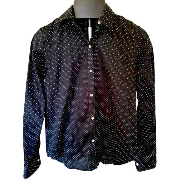Ralph Lauren non-iron button‎ down polkadot shirt size S - Picture 1 of 7